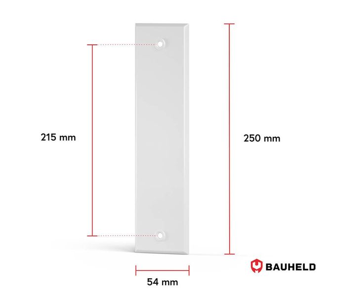 BAUHELD Gurtwickler-Abdeckplatte Metall, Zubehör für Rolladen günstig online kaufen