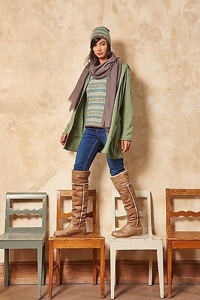 Himalaya Clothing Sweater Weicher Pullover Damen mit edlem Streifenmuster a günstig online kaufen