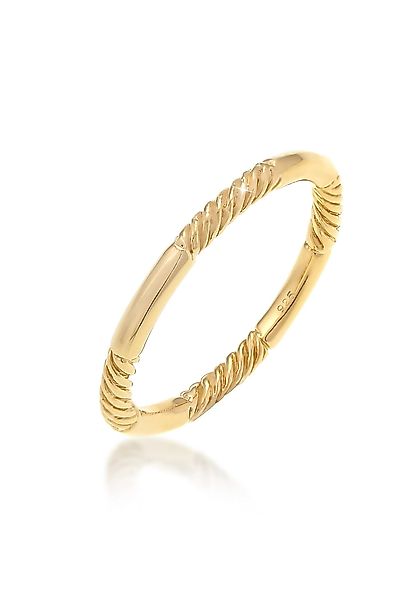Elli Fingerring Gedreht Basic Schlicht 925 günstig online kaufen