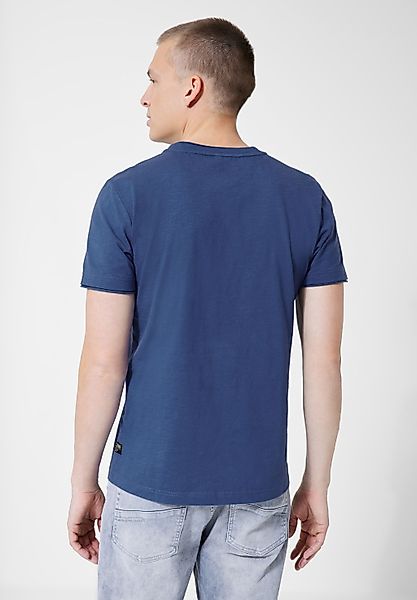 STREET ONE MEN T-Shirt, in Unifarbe günstig online kaufen