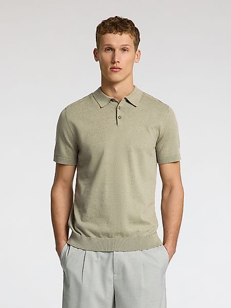 SELECTED HOMME Poloshirt SLHBERG SS KNIT günstig online kaufen