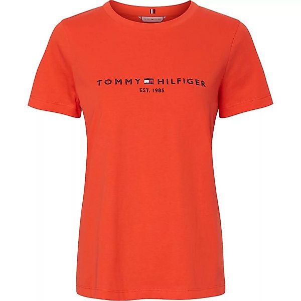 Tommy Hilfiger Essential Regular Kurzärmeliges T-shirt XS Daring Scarlet günstig online kaufen