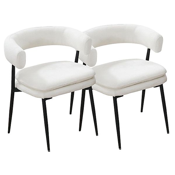 CHAIRUS Esszimmerstuhl 2er Set Chenille-Polsterstühle für günstig online kaufen