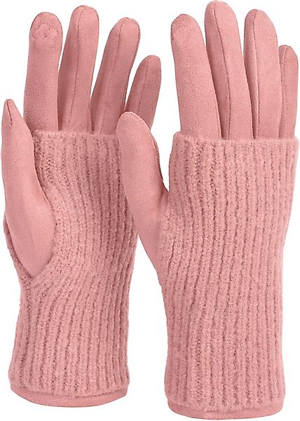 styleBREAKER Strickhandschuhe Touchscreen Stoff Handschuhe mit günstig online kaufen