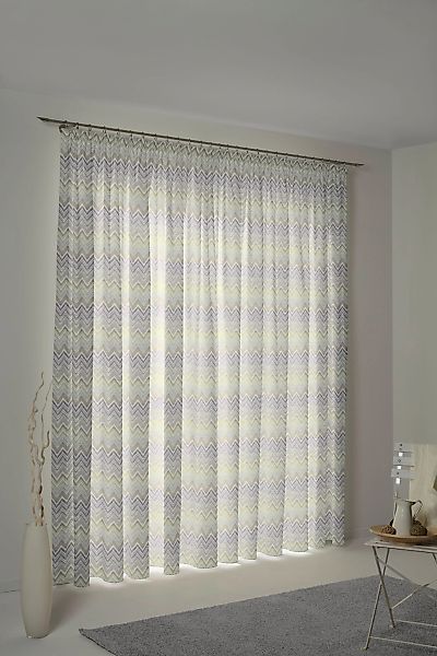 Wirth Vorhang "Benewitz" Kräuselband 1 Stk. tlg. günstig online kaufen