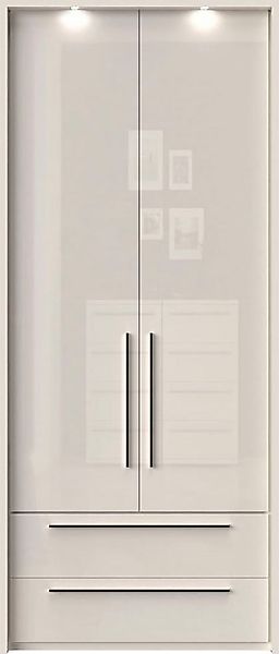 Places of Style Drehtürenschrank "Piano", weiß, verschiedene Breiten mit 2 günstig online kaufen
