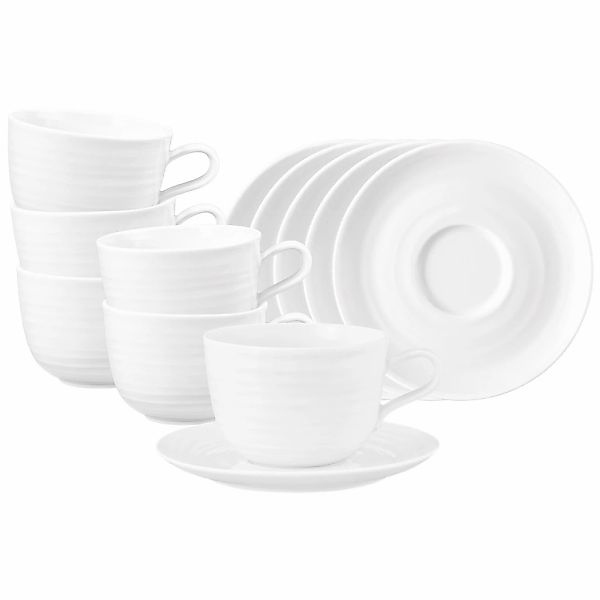 Seltmann Weiden Tasse "Milchkaffeetassen mit Untertassen Terra 400 ml 6er S günstig online kaufen