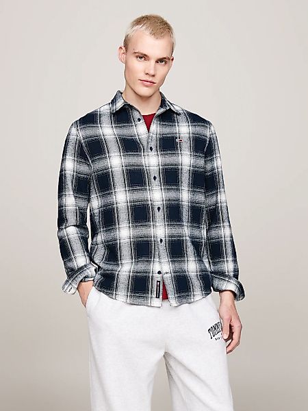 Tommy Jeans Langarmhemd "TJM REG CHECK FLANNEL SHIRT EXT" günstig online kaufen