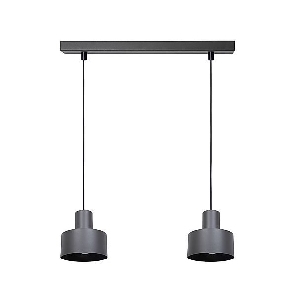 Hängeleuchte Rif 2, olivgrün, 2-flammig, linear, Stahl günstig online kaufen