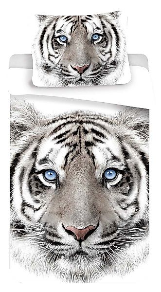 Jerry Fabrics Kinderbettwäsche Tiger, Renforcé, 2 günstig online kaufen