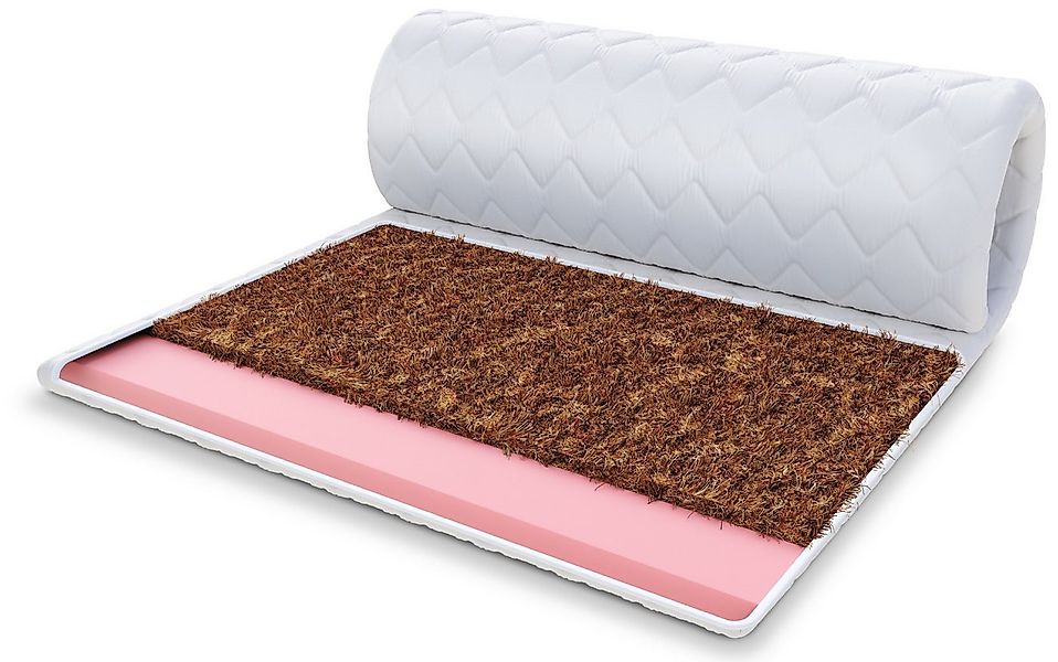 FDM, Topper VISCO KOKOS, 6 cm hoch, (Komfortschaum, Matratzentopper) günstig online kaufen