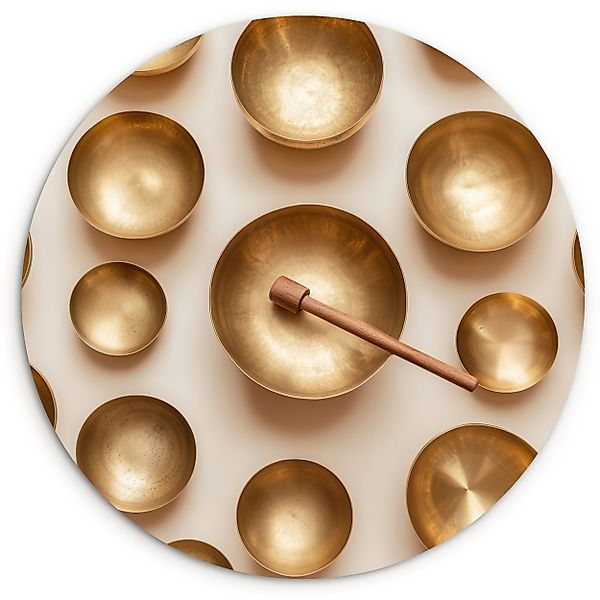 MuchoWow Gemälde Symmetrisch - Gold - günstig online kaufen