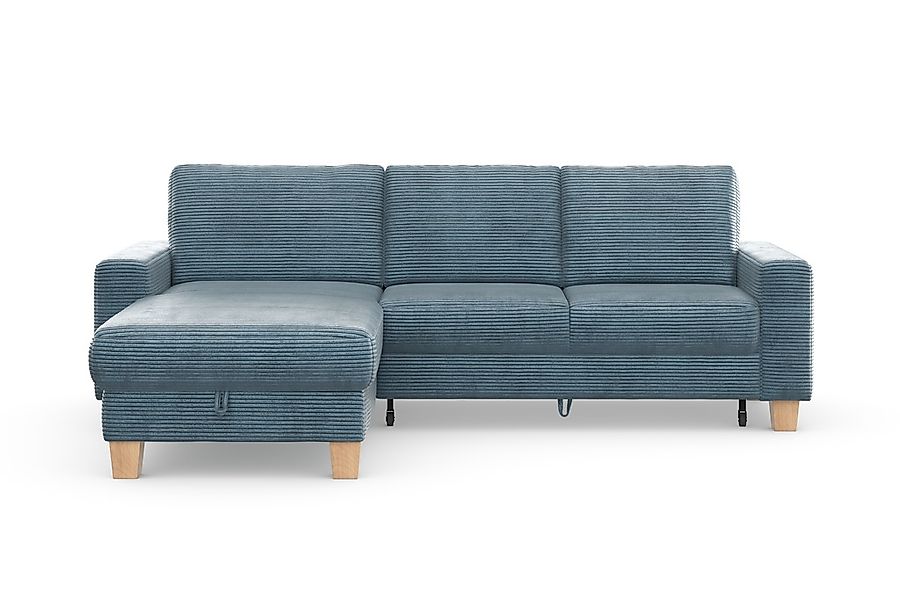 Home affaire Ecksofa »Summer L-Form« mit Recamiere, mit oder ohne Bettfunkt günstig online kaufen