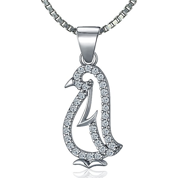 NAHLE Kette mit Anhänger Silberkette Pinguin günstig online kaufen