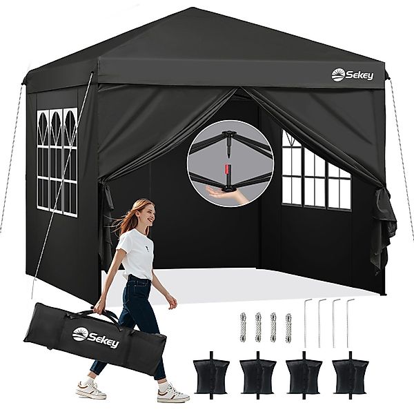 Sekey Faltpavillon 3x3 m Gartenpavillon mit günstig online kaufen
