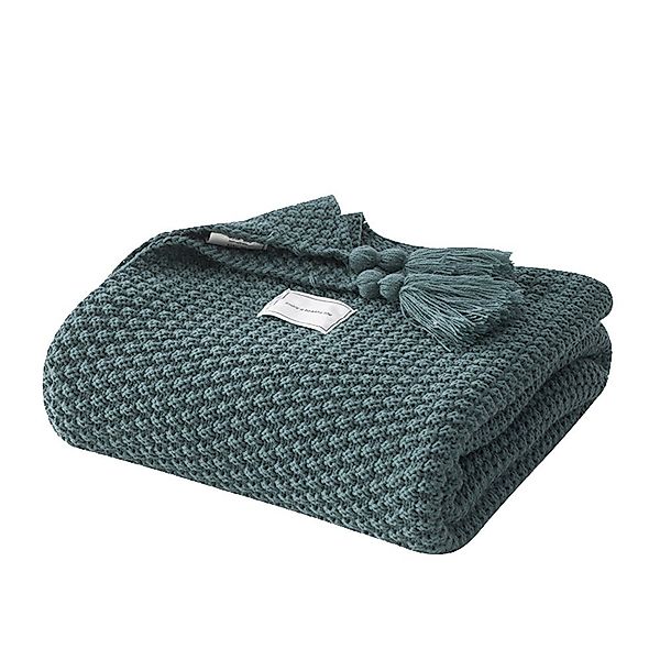 Rosnek Tagesdecke Vintage Quasten, gestrickt, warm günstig online kaufen