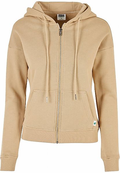 URBAN CLASSICS Sweatjacke "Urban Classics Damen Ladies Organic Terry Zip Ho günstig online kaufen
