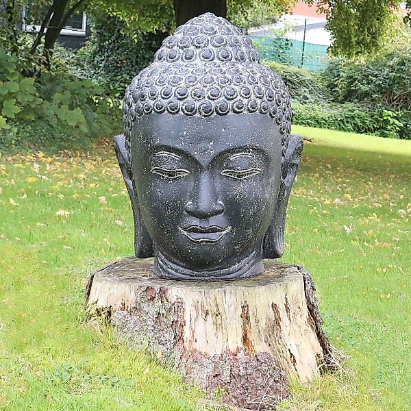 Oriental Galerie Dekofigur Buddha Kopf Gartenfigur günstig online kaufen