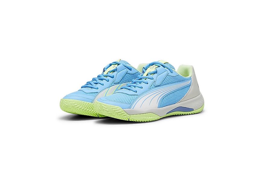 PUMA Padelschuhe Nova Court Allcourt blau/grau/lime Herren Tennisschuh günstig online kaufen