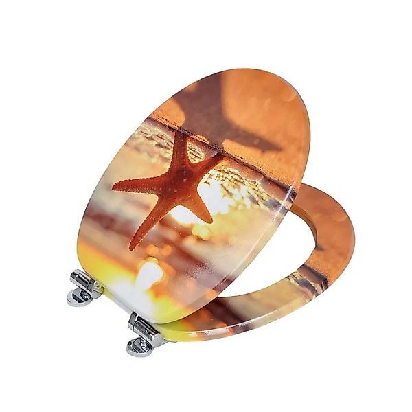 SINOBATH WC Sitz Mit Absenkautomatik MDF Holzkern H350 günstig online kaufen