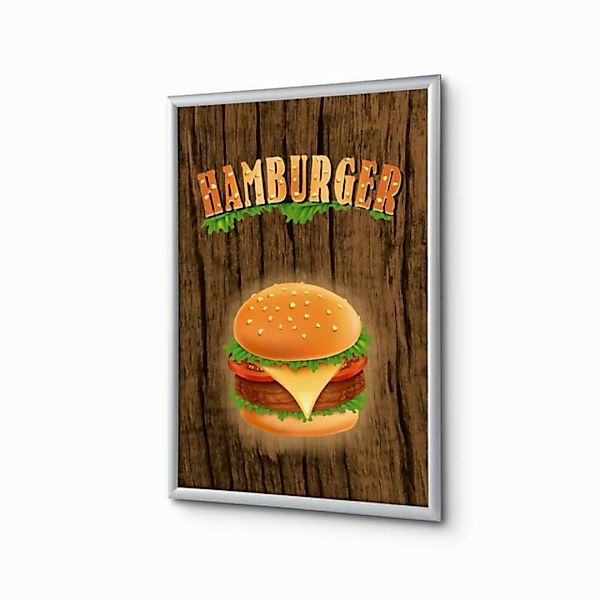 Showdown Displays Hängevitrine A4 - Komplett-Set - Burger Englisch - Braun/ günstig online kaufen