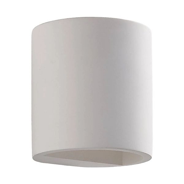 Lindby Wandleuchte Wandlampe Innen Krista 9621346 Modern in Weiß aus GipsTo günstig online kaufen