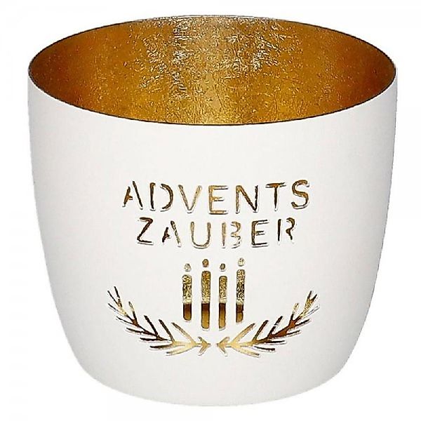 Giftcompany Windlicht Windlicht Madras Adventszauber Weiß günstig online kaufen