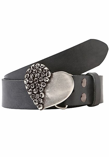 Rettungsring Gürtel Ledergürtel mit austauschbarer Schließe "Rosenherz Halb günstig online kaufen