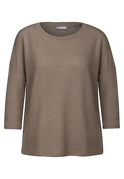 STREET ONE T-Shirt – 3/4-Arm-Shirt mit U-Boot-Ausschnitt günstig online kaufen
