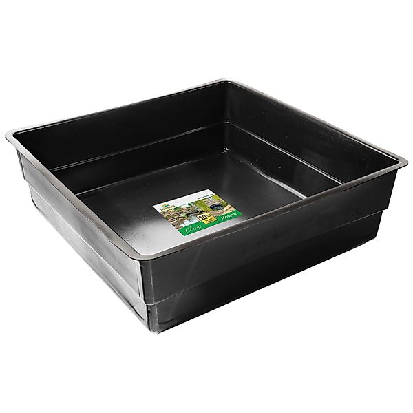 Heissner Teichbecken PE 900, eckig Schwarz günstig online kaufen