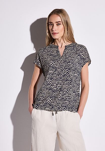 STREET ONE Kurzarmbluse, aus softer Viskose günstig online kaufen