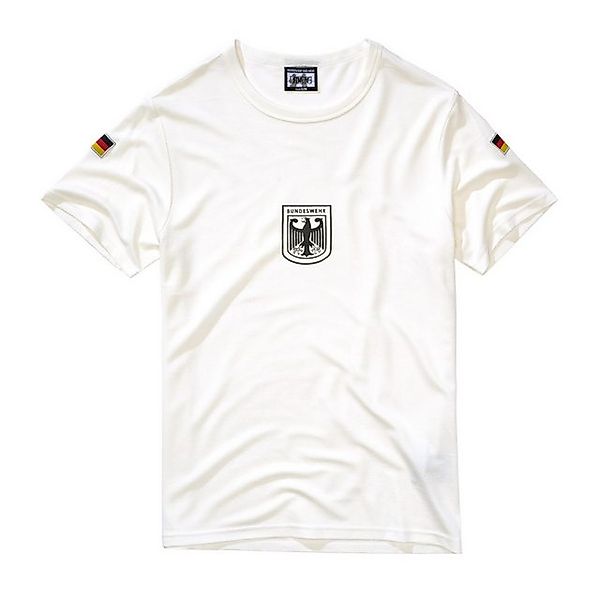 BWuM T-Shirt BWuM Bundeswehr Sportshirt mit Flaggen & Adler günstig online kaufen