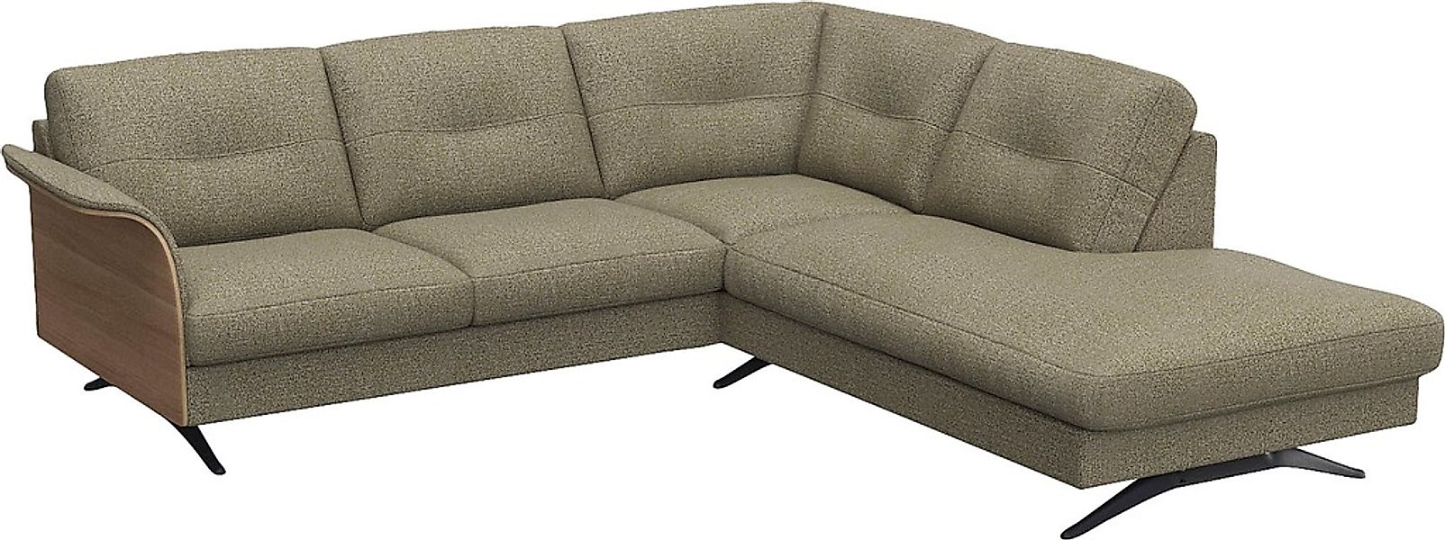 FLEXLUX Ecksofa »Glow, super bequem durch hochwertigem Sitzaufbau mit Feder günstig online kaufen