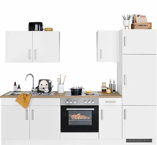 KOCHSTATION Küchenzeile »KS-Gera« Breite 270 cm, wahlweise mit E-Geräten, m günstig online kaufen