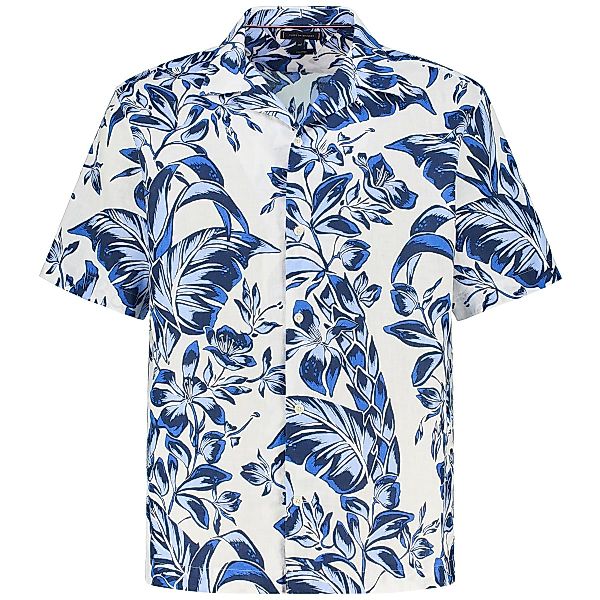 Tommy Hilfiger Freizeithemd aus Leinen Farbe weiß Größe: 3XL günstig online kaufen