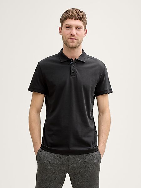 TOM TAILOR Poloshirt Basic Jersey Poloshirt günstig online kaufen