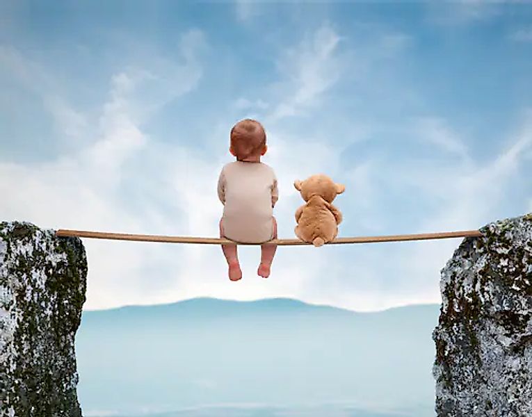 Papermoon Fototapete »Baby Games« glatt günstig online kaufen