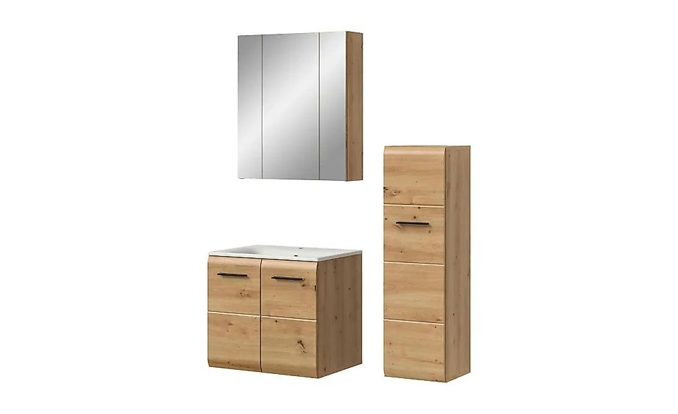 Badkombination  Igelsbachsee ¦ holzfarben ¦ Maße (cm): B: 105 H: 185 Schrän günstig online kaufen