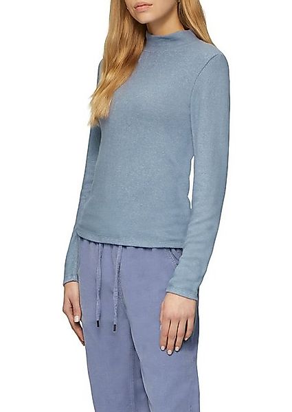 QS Langarmshirt aus aufgerautem Jersey Material günstig online kaufen