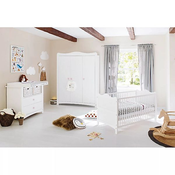 Pinolino® Babyzimmer-Komplettset »Florentina«, (Set, 3 St., Kinderbett, Sch günstig online kaufen