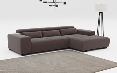 COTTA Ecksofa Side L-Form, mit Kopfteilverstellung günstig online kaufen