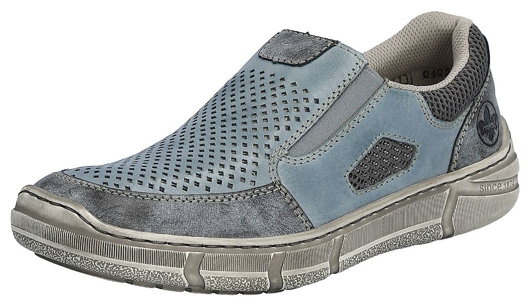Rieker Slipper, Halbschuh, Freizeitschuh mit seitlichem günstig online kaufen