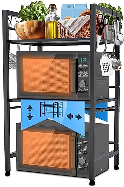 CLP Küchenregal Marana, Verstellbar in Breite günstig online kaufen