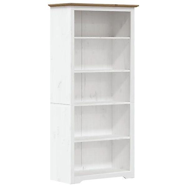 vidaXL Bücherregal 5 Fächer BODO Braun 82x40x173 cm Massivholz Kiefer 35508 günstig online kaufen