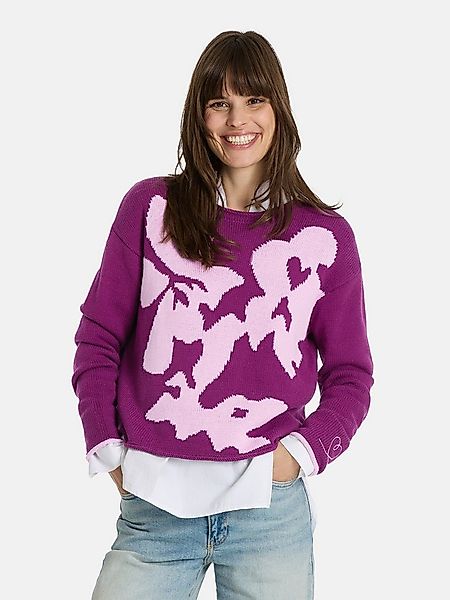 Lieblingsstück Strickpullover SaraiL mit Blumenmuster günstig online kaufen