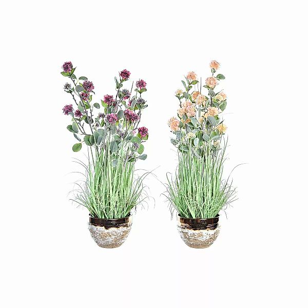 Dekorationspflanze Dkd Home Decor Vase Porzellan Rosa Hellrosa Pvc (20 X 20 günstig online kaufen