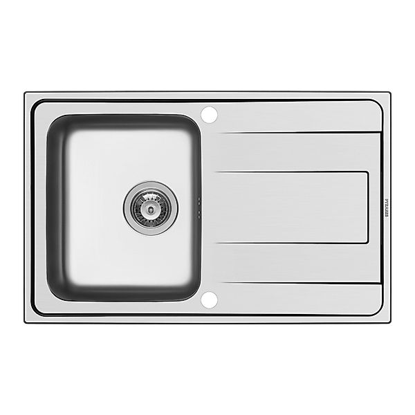 Pyramis Edelstahlspüle Alea, rechteckig, 79/50 cm günstig online kaufen