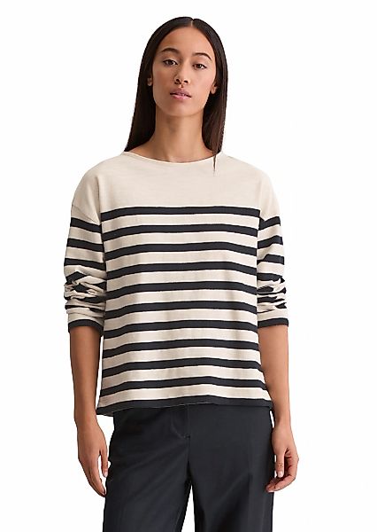 Marc OPolo Longsleeve relaxed fit, aus garngefärbtem Heavy-Slub-Jersey, ger günstig online kaufen