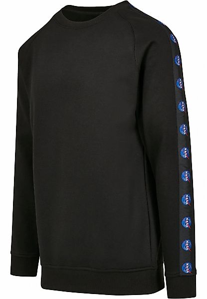 MisterTee Rundhalspullover "MisterTee Herren NASA Insignia Tape Crewneck" 1 günstig online kaufen