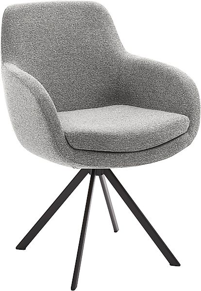 Musterring Esszimmerstuhl »Tavia« (Set) 2 Stk.Stativgestell Eisen schwarz, günstig online kaufen